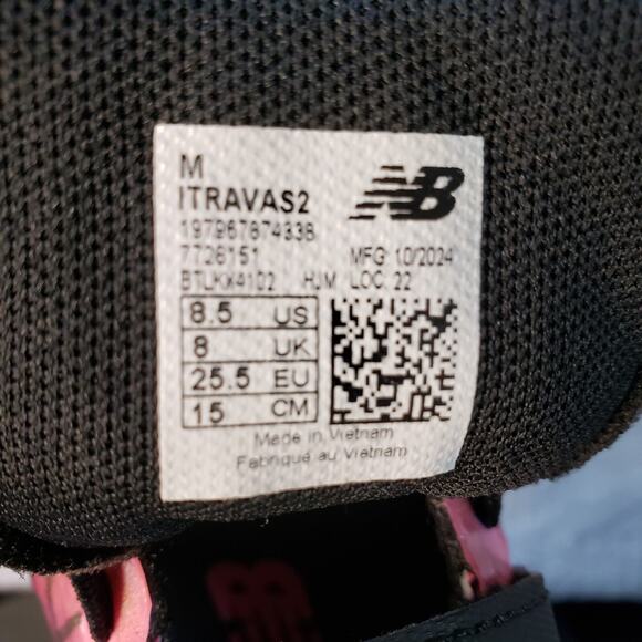 New Balance Rave Run V2 Sneakers Shoes Kids 8.5 M Running Sneakers ITRAVAS2 - Picture 7 of 8